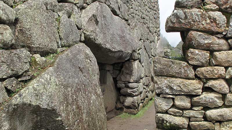 Machu Picchu The mysterious door